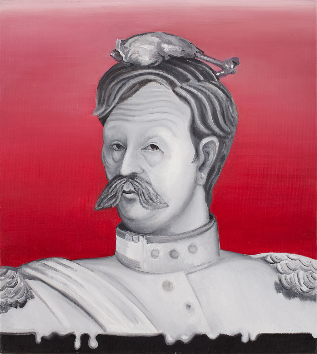 Für alle Militaristen, 50x50 cm, 2013